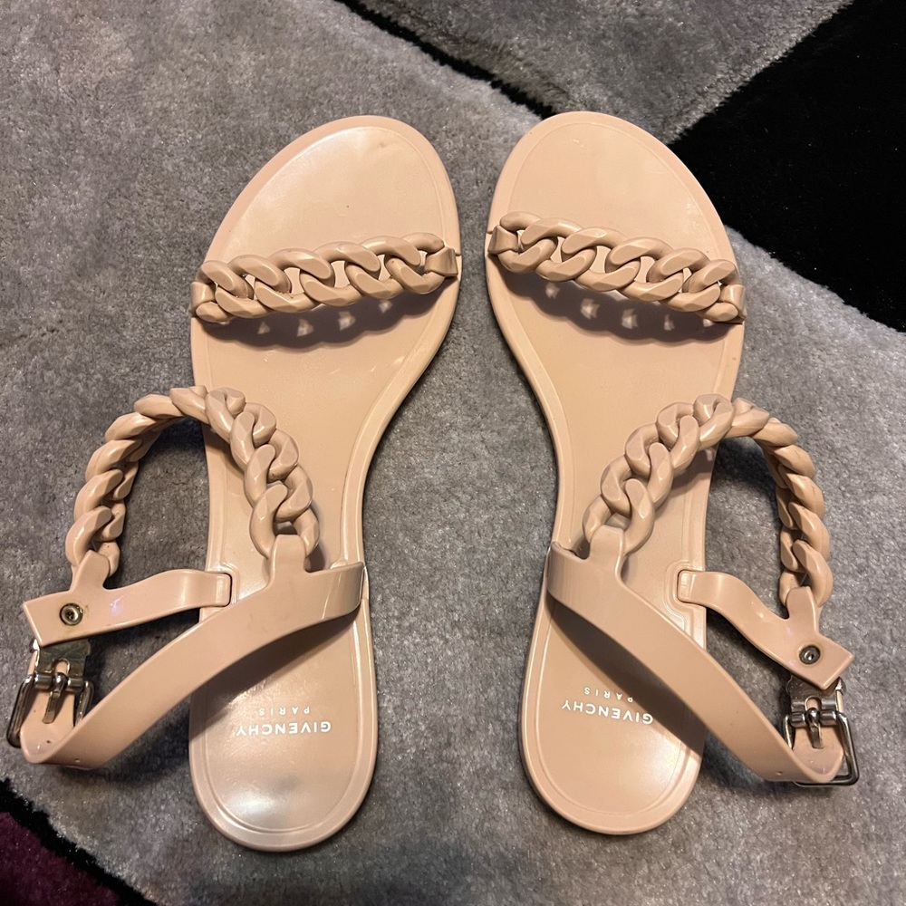 WOMENS GIVENCHY NEA JELLY CHAIN SANDAL